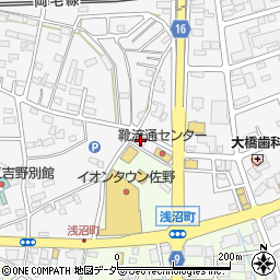 栃木県佐野市富岡町357周辺の地図