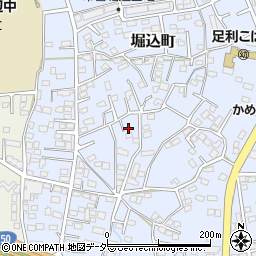 栃木県足利市堀込町3026-4周辺の地図