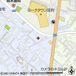 栃木県足利市堀込町2596-6周辺の地図