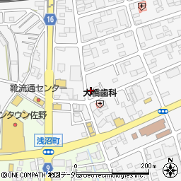 栃木県佐野市富岡町1481周辺の地図