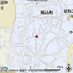 栃木県足利市堀込町3026-2周辺の地図