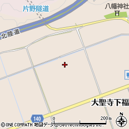 石川県加賀市大聖寺下福田町周辺の地図