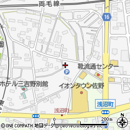 栃木県佐野市富岡町278周辺の地図
