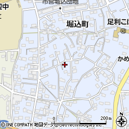 栃木県足利市堀込町3026-3周辺の地図