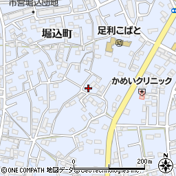 栃木県足利市堀込町3003-11周辺の地図