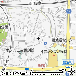 栃木県佐野市富岡町280周辺の地図