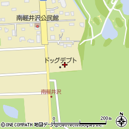 DOG DEPT GARDEN 軽井沢周辺の地図