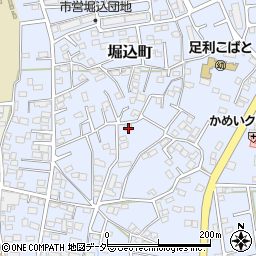 栃木県足利市堀込町3017-3周辺の地図