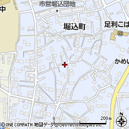 栃木県足利市堀込町3025-2周辺の地図