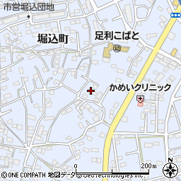 栃木県足利市堀込町3003-28周辺の地図