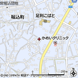 栃木県足利市堀込町3003-16周辺の地図
