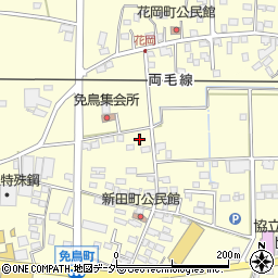 栃木県佐野市免鳥町391周辺の地図