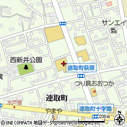 群馬日産自動車伊勢崎連取店周辺の地図