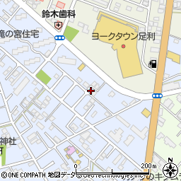 栃木県足利市堀込町2592-12周辺の地図
