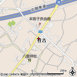 茨城県笠間市住吉963周辺の地図