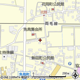 栃木県佐野市免鳥町392周辺の地図