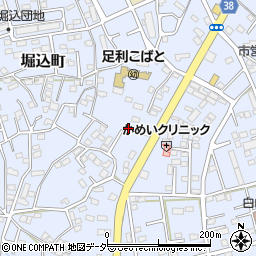 栃木県足利市堀込町3003-24周辺の地図