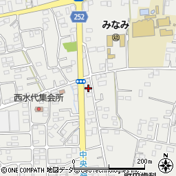 栃木県栃木市大平町西水代1980周辺の地図