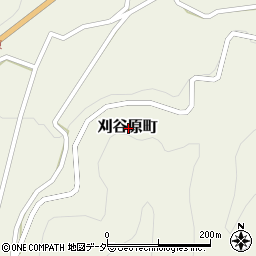 長野県松本市刈谷原町周辺の地図