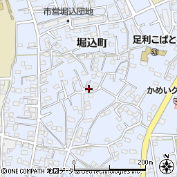 栃木県足利市堀込町2996周辺の地図