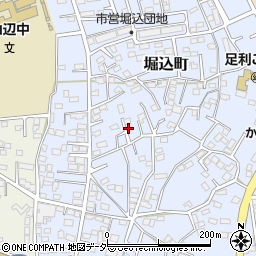 栃木県足利市堀込町3047周辺の地図