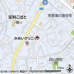 栃木県足利市堀込町2773周辺の地図