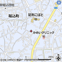 栃木県足利市堀込町3003-9周辺の地図