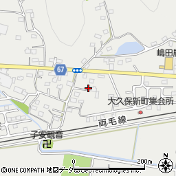 栃木県足利市大久保町1036周辺の地図