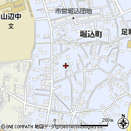 栃木県足利市堀込町3047-1周辺の地図