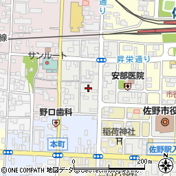 栃木県佐野市伊賀町周辺の地図