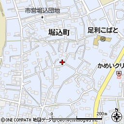 栃木県足利市堀込町2997-1周辺の地図