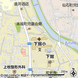 茨城県筑西市甲392-1周辺の地図