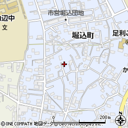 栃木県足利市堀込町3047-8周辺の地図