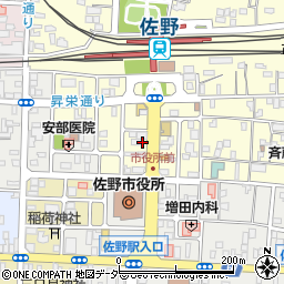 東進衛星予備校佐野駅前校周辺の地図