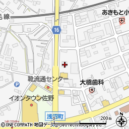 栃木県佐野市富岡町1422周辺の地図