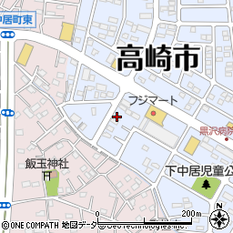 株式会社サイネックス　群馬支店周辺の地図