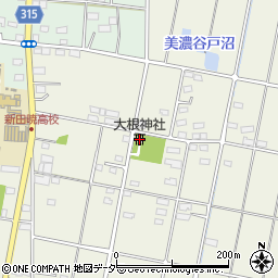 大根神社周辺の地図
