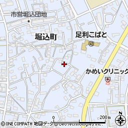 栃木県足利市堀込町2988-6周辺の地図