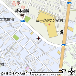 栃木県足利市堀込町2602-1周辺の地図