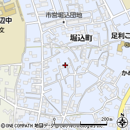 栃木県足利市堀込町3048-2周辺の地図