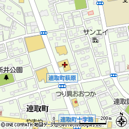 トヨタカローラ高崎　伊勢崎つなとり店周辺の地図