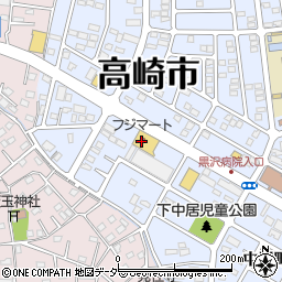 フジマート中居店周辺の地図