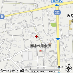 栃木県栃木市大平町西水代2494周辺の地図