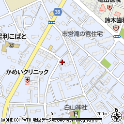 栃木県足利市堀込町2736-17周辺の地図