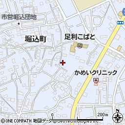 栃木県足利市堀込町2980周辺の地図