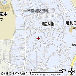 栃木県足利市堀込町3049-15周辺の地図
