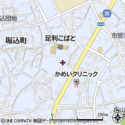 栃木県足利市堀込町2782-3周辺の地図