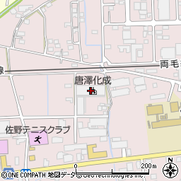 唐澤化成株式会社　本社工場周辺の地図