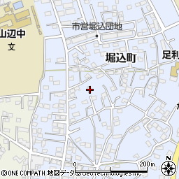 栃木県足利市堀込町3049-8周辺の地図