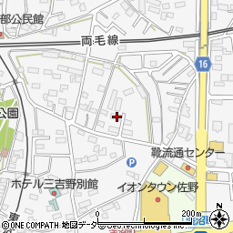 栃木県佐野市富岡町283周辺の地図